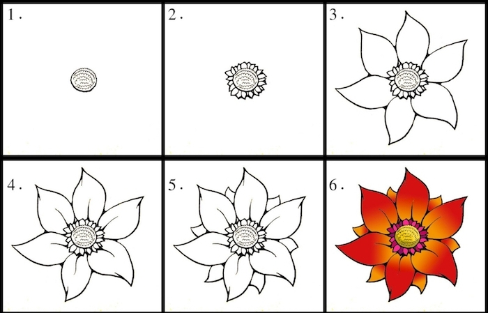 1001 Images De Dessin De Fleur Pour Apprendre à Dessiner