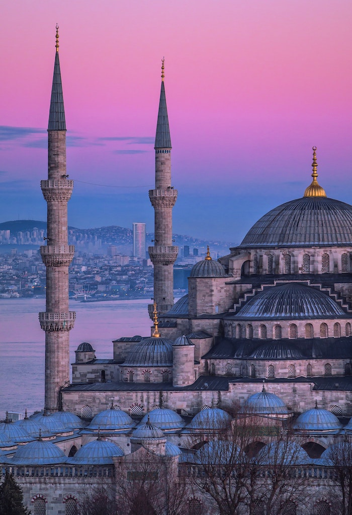 Istanbul Saint Sofia photo de paysage, cité de beauté, fond d'écran ordinateur