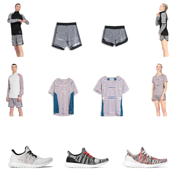 Adidas X Missoni avec une série de tee shirts, shorts et chaussures ultra Boost dédiés à la course à pied