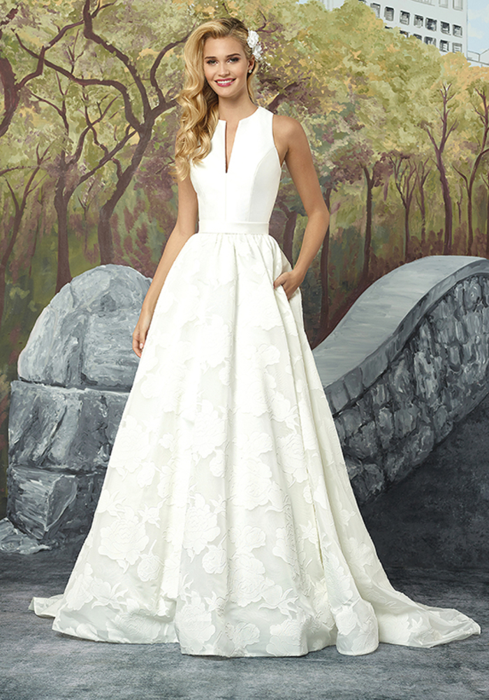 Chouette robe de mariée magnifique bustier, robe mariee de luxe style bal de promo, classique robe blanche belle coupe