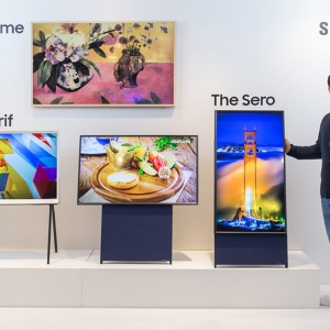 Samsung dévoile The Sero, son téléviseur à rotation verticale