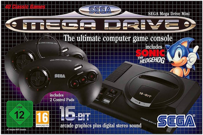 Sega lancera sa nouvelle console MegaDrive Mini, une émulation de sa classique Mega Drive des années 90