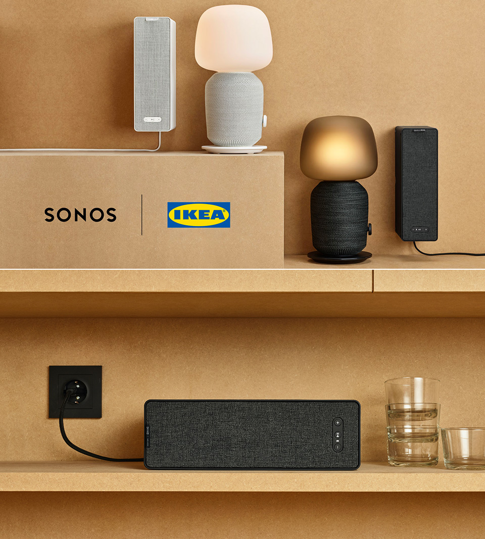 Ikea et le fabricant de systèmes audio Sonos ont développé conjointement la gamme d'enceintes Symfonisk