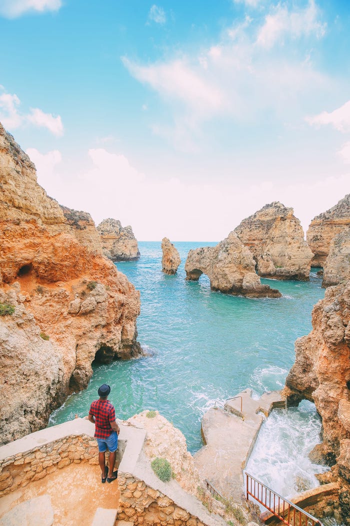Ponta de la Piedade, Portugal océan et rochers en Algarve, les plus belles photos du monde, paysage magnifique choisir une image