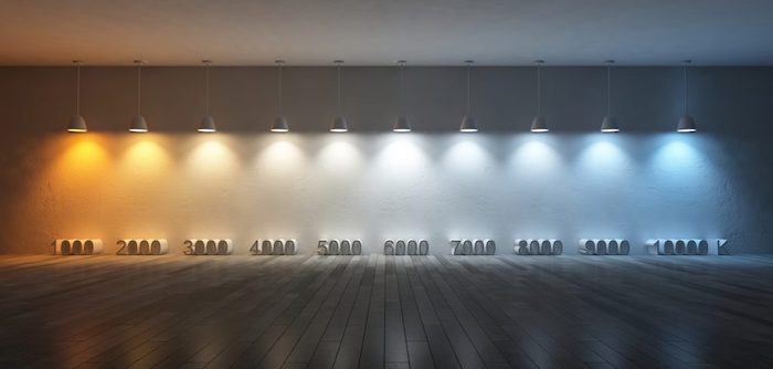 Choisir son ampoule LED, quelle couleur vous voulez pour quelle chambre, LED température de couleur, blanc chaud à blanc froid 