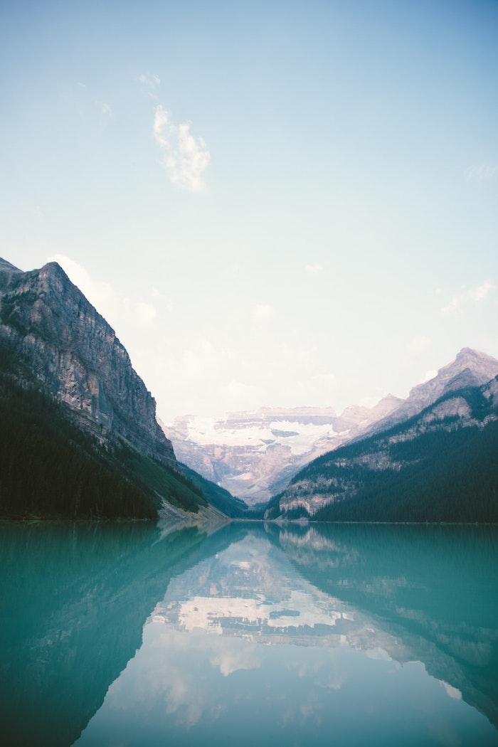 Canada lac et montagnes, les plus beaux paysages du monde, photographie insolite paysage, montagne enneigé