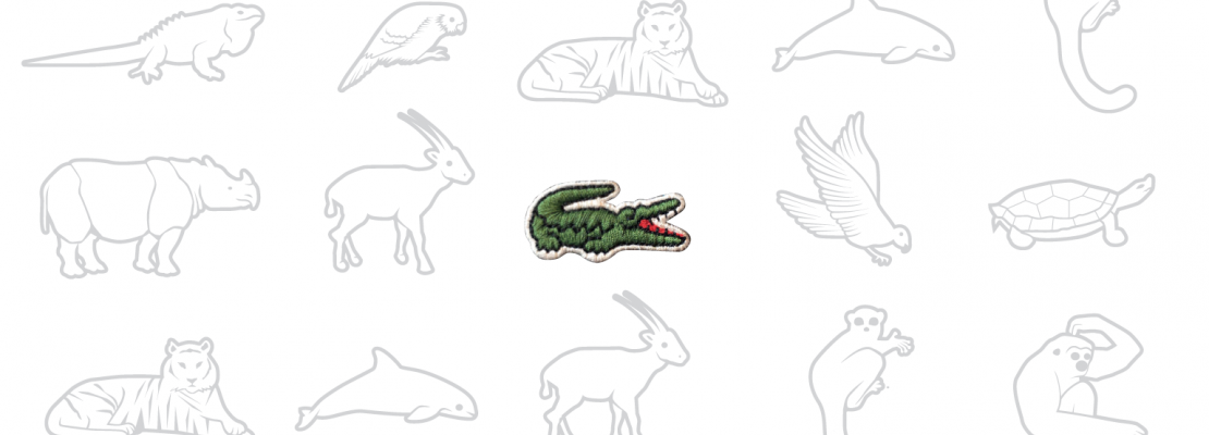 lacoste edition limitée animaux