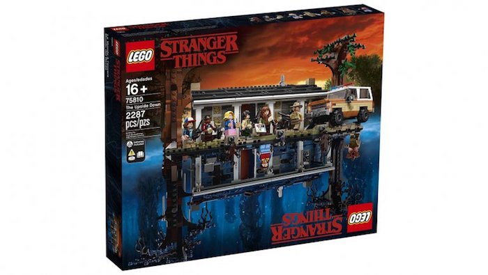 Boite Lego Stranger Things, nouveau set de lego magnifique idée Upside down world et monde des caractères de stranger things 