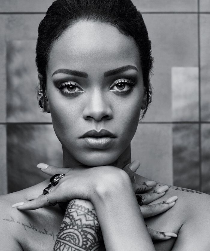 Photo swag de Rihanna, photographie noir et blanc, image swag pour fond d'écran original