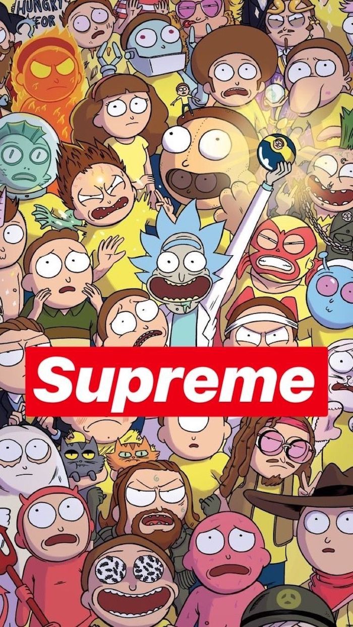 Image pour fond d'écran téléphone portable, Rick et Morty animation swag et mec swag, le style des jeunes cool