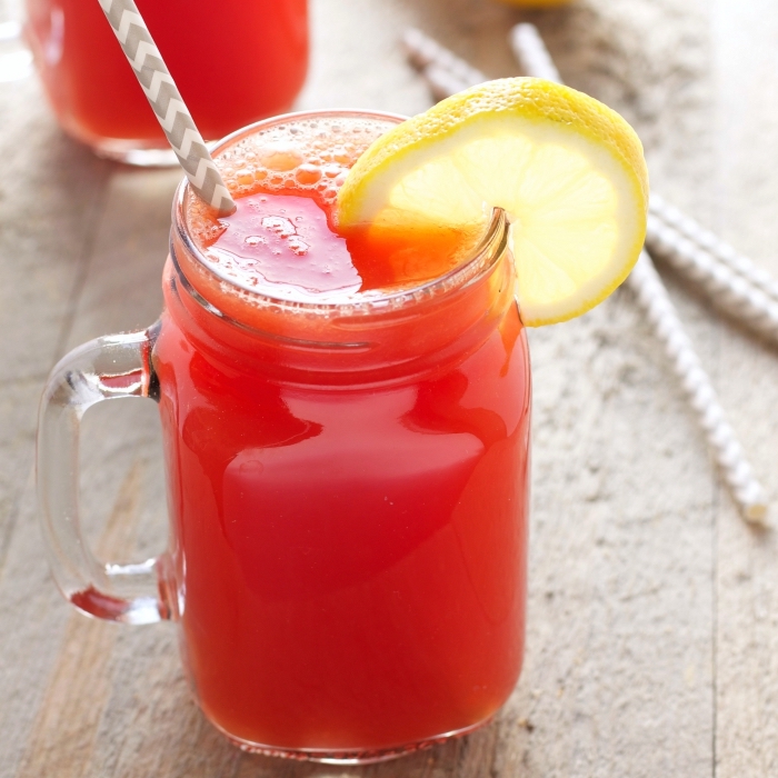 comment préparer une boisson sans sucre ajouté, idée recette boisson froide aux fruits et thé, ice tea maison