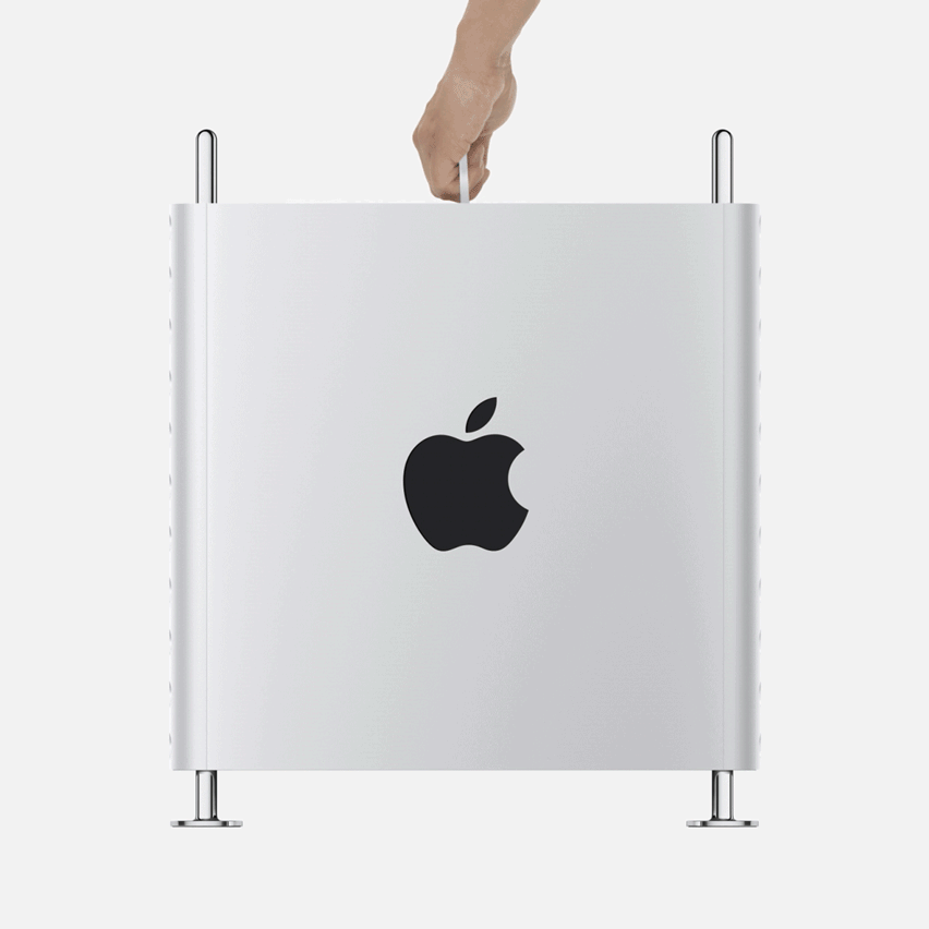 photo du boitier du nouveau Apple Mac Pro 2019 aux caractéristiques de puissance hors normes