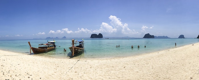 Plage en malasie, image paysage, fond d'écran tumblr, fond d'écran plage Thailand bateaux de transportation