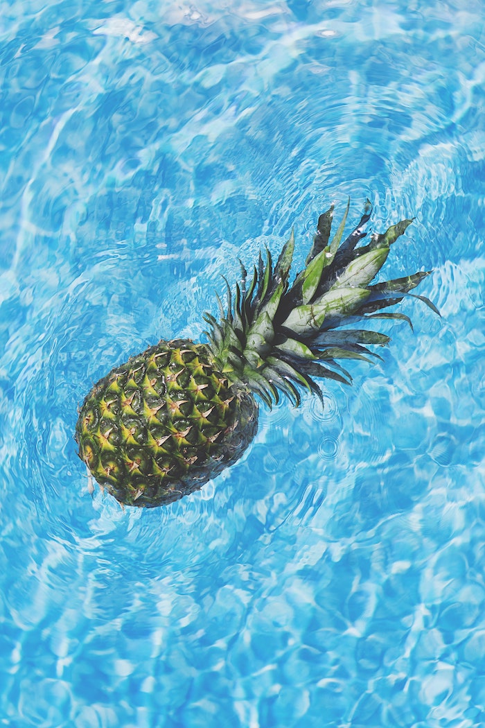 Ananas dans la piscine, fond d'écran zen, fond d écran paysage, la beauté de la nature