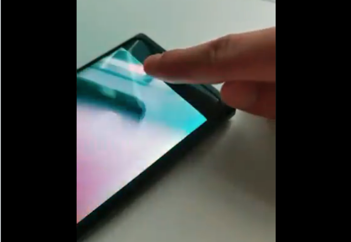 la marque chinoise Oppo a dévoilé un prototype de smartphone avec cachée sous écran