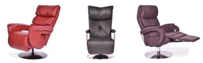 quel meuble relax pour bureau à domicile, modèle fauteuil de relaxation en cuir noir avec réglages et confort d'assise