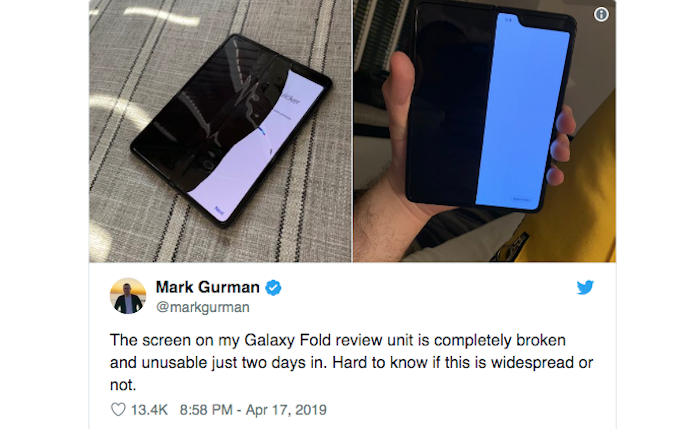 Samsung confesse avoir précipité le lancement du smartphone pliable Galaxy Fold alors qu'il n'était pas prêt