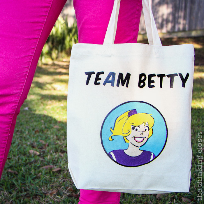 Team betty sac cabas simple, modèles de sacs en tissu à faire soi-même tendances 2019