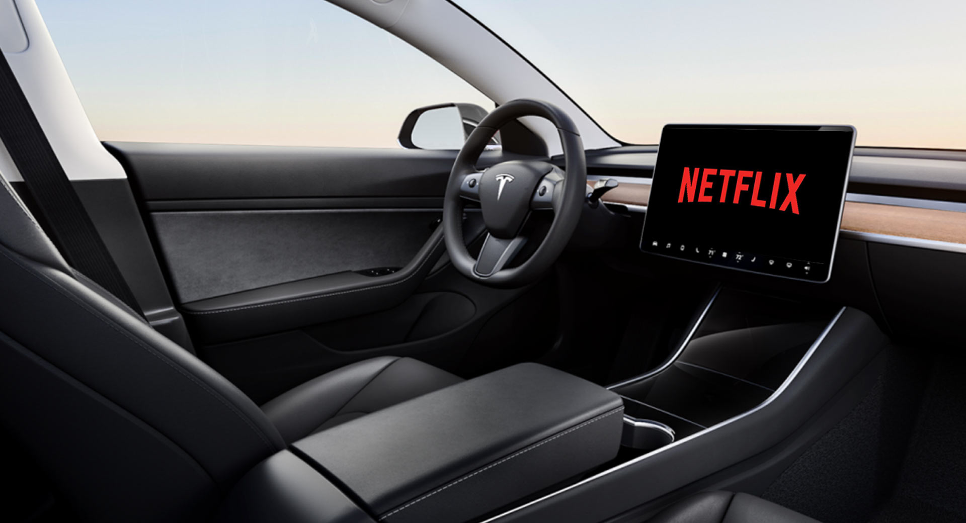 Netflix et Youtube pour Tesla ne pourront être consultés que lorsque la voiture sera à l'arrêt