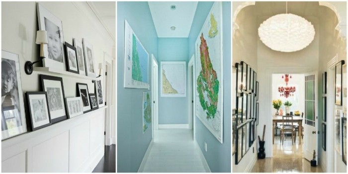 Trois idées quelle couleur pour un couloir étroit et sombre, couloir design