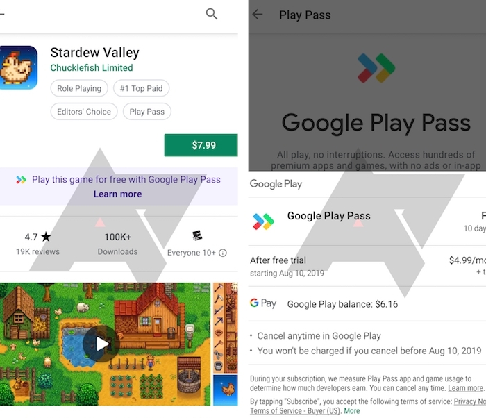 Google pourrait lancer son Play Pass dès l'automne prochain, en concurrence avec Arcade d'Apple