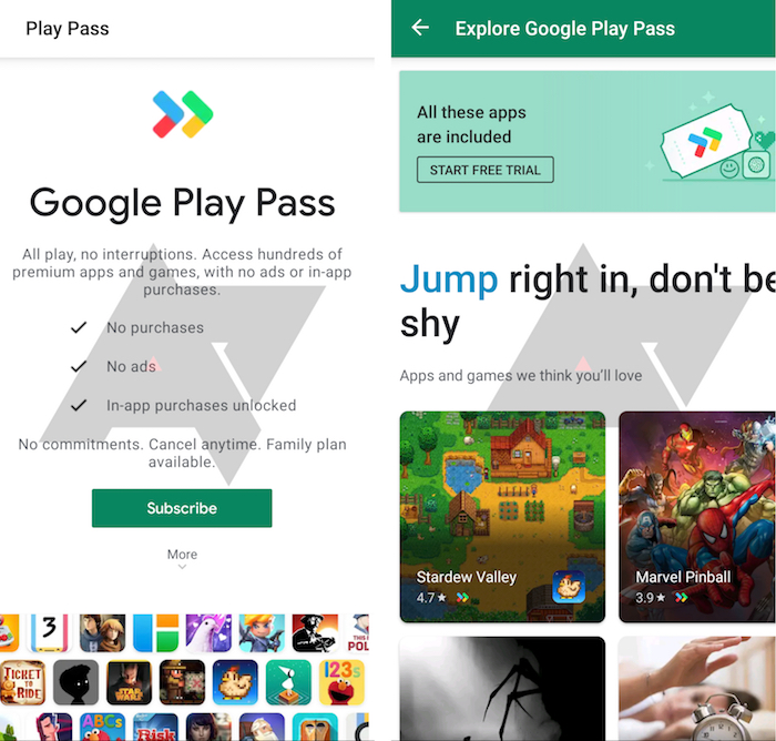 Le service Play Pass de Google permettra de télécharger de nombreuses applications et jeux premium gratuitement