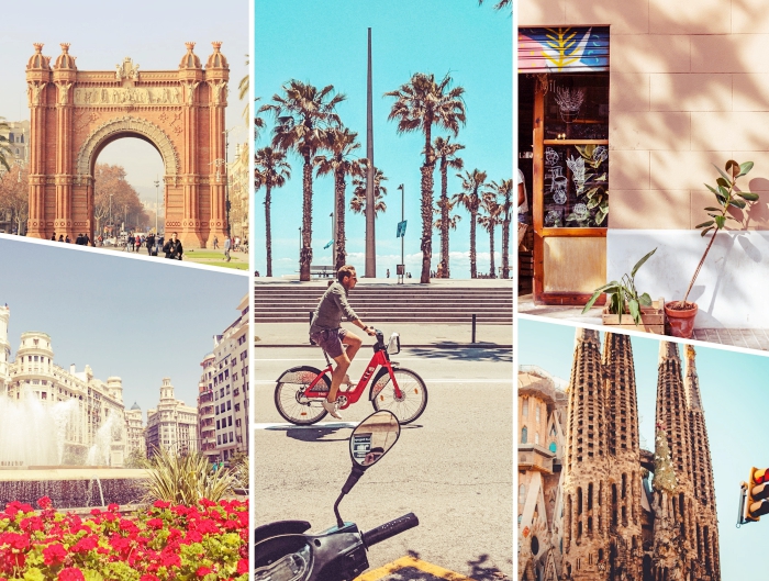 quels lieux visiter à Barcelone, idée site touristique à Barcelone, architecture catalane à Barcelone