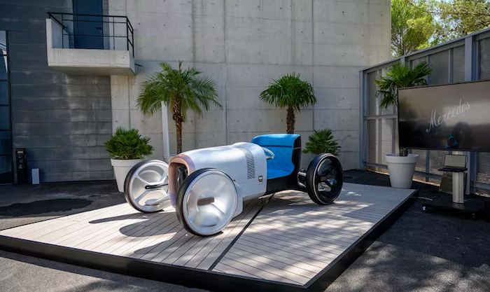 Le concept Vision Mercedes Simplex présentée au Centre de Design Mercedes de Nice