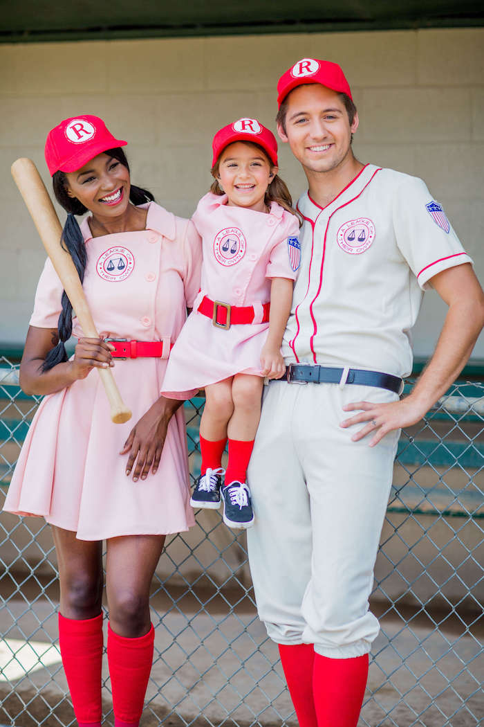 Deguisement baseball team, déguisement halloween pour bébé et ses parents, avoir sa propre groupe de sport