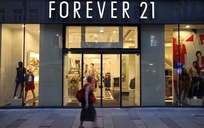 La marque américaine de prêt à porter Forever 21 s'est placé sous le régime de la faillite en vertu du chapitre 11 américain