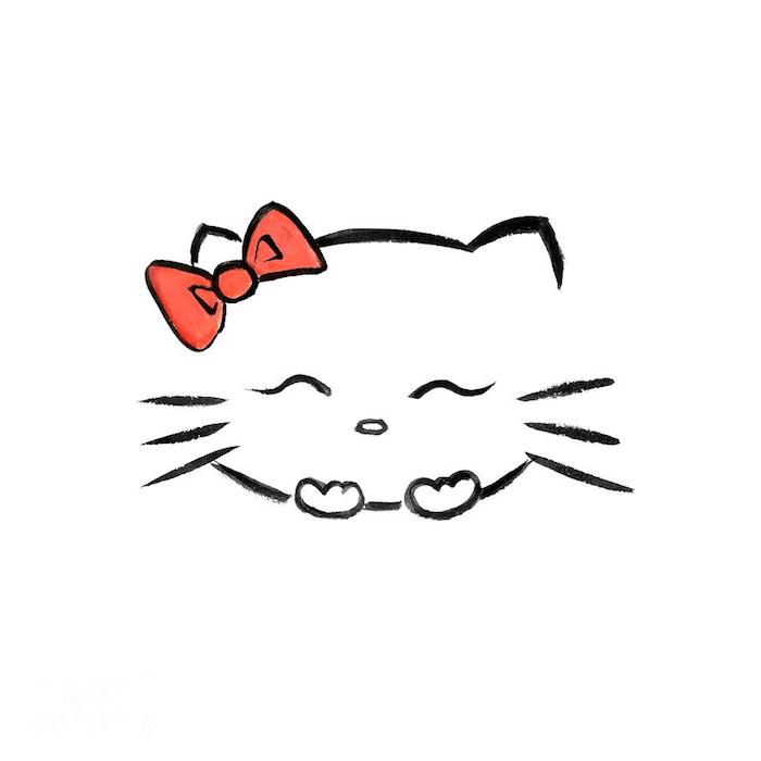 Chat Dessin Kawaii Animaux Facile A Faire