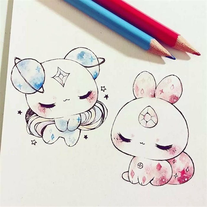 Dessin Kawaii Animaux Mignon Facile