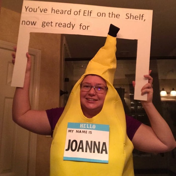 Banana Joanna idée déguisement halloween, déguisement humoresque pour femme qui s'appelle Joanna 