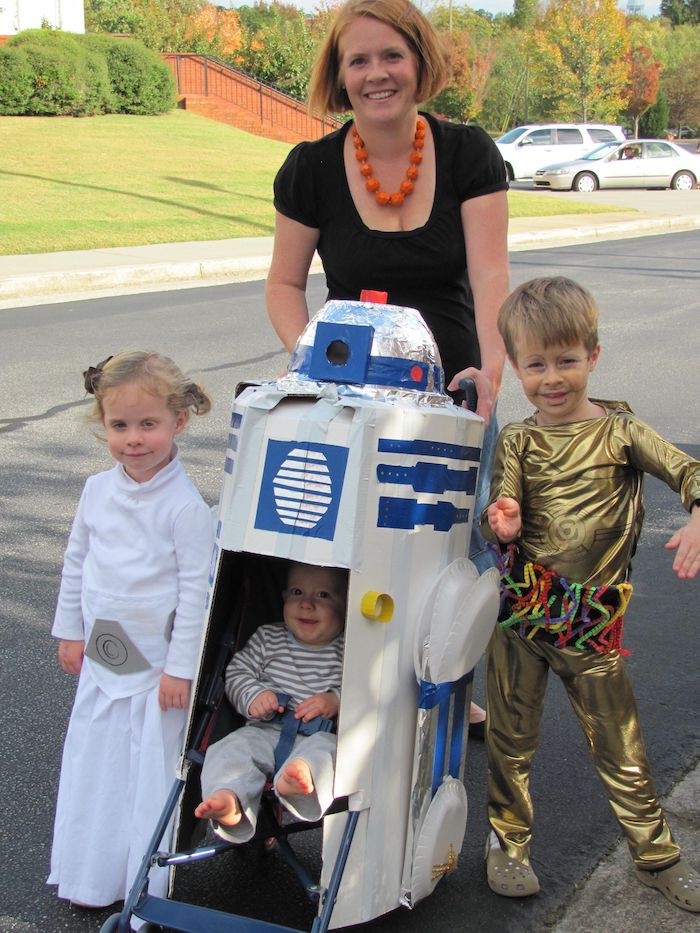 Star wars idée costumes pour toute la famille, original deguisement halloween fille ou deguisement bebe garcon