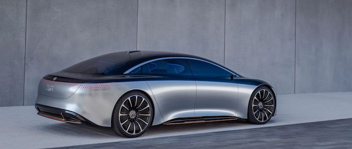 Vision EQS reprend le flambeau des berlines de luxe de Mercedes avec son moteur électrique de 476 chevaux