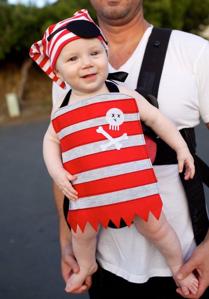 Pirat costume pour pere et enfant deguisement bebe garcon, déguisement halloween pour bébé