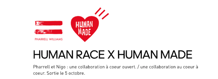 Pharrell Williams et Nigo lancent la collection capsule Human Race X Human Made X Adidas