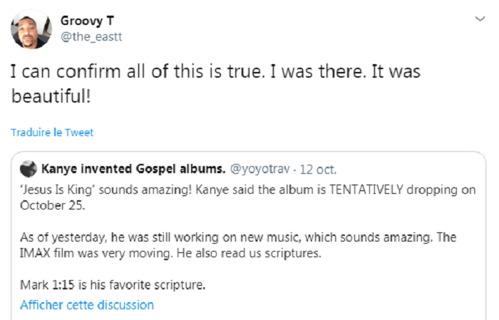 Après avoir repoussé sa sortie, kanye West annonce sur Twitter que son album Jesus Is King sortira le 25 octobre
