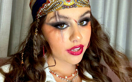 maquillage femme pirate