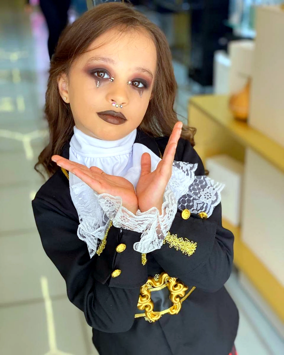 maquillage pirate petite fille costume deguisement idee halloween