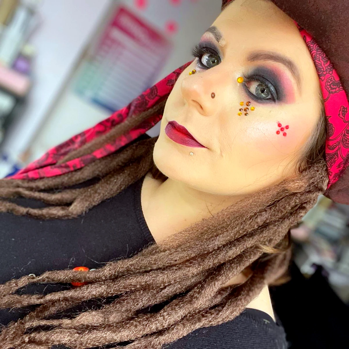 maquillage rapide et simple halloween femme pirate