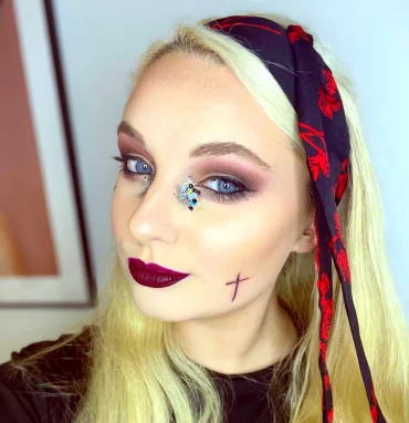 maquillage simple mais efficace halloween pirate