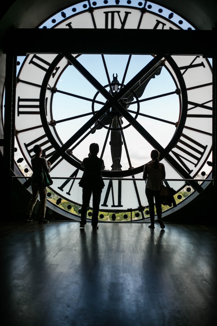 Grand horloge de gare transformé en musée à paris, fond ecran paysage, faire une photo fond ecran swag