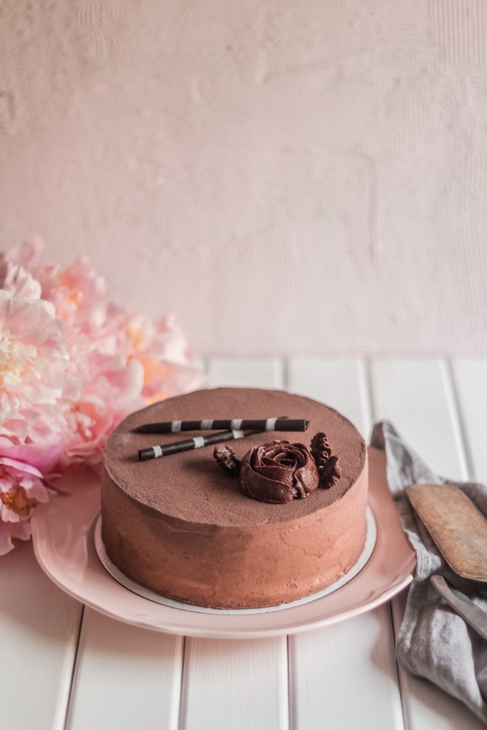 recette de gâteau facile au chocolat pour la fête de la Saint Valentin, quel dessert pour le menu saint valentin