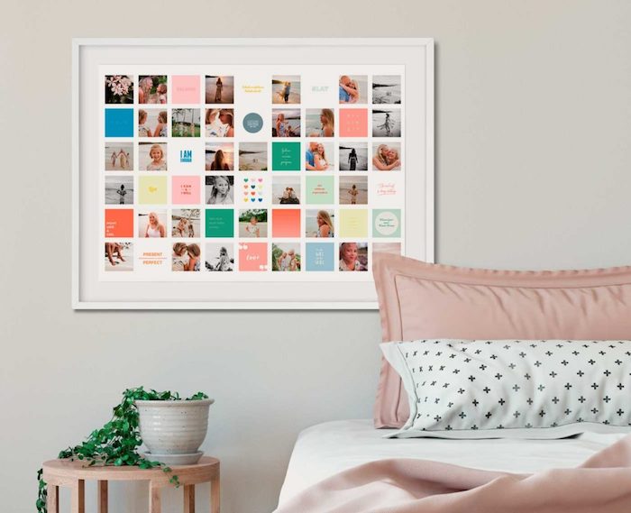Chambre à coucher bien aménagé rose et blanc, comment faire un tableau de motivation, tableau de vision simple à faire 