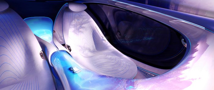 La Vision AVTR de Mercedes est présenté comme la voiture autonome du futur