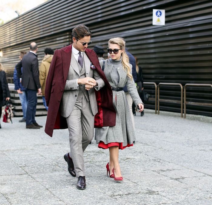 Tenue vintage à la mode, idée comment coordonner ses tenues pour couple, look homme, style vestimentaire casual chic homme classe