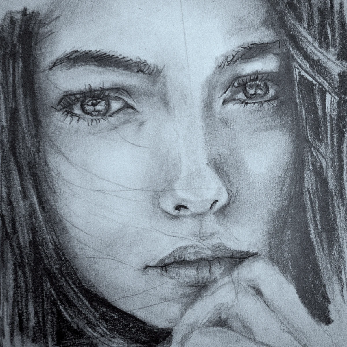 exemple d un dessin de visage femme pour s inspirer