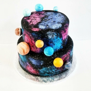 Tendance gâteau galaxie ou comment faire un gâteau d'anniversaire 