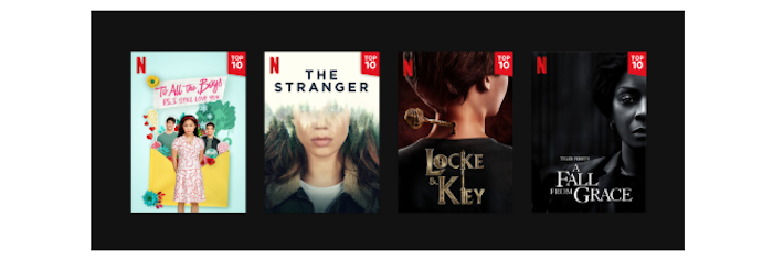Le classement top 1à de Netflix sera mis à jour quotidiennement selon les audiences des programmes